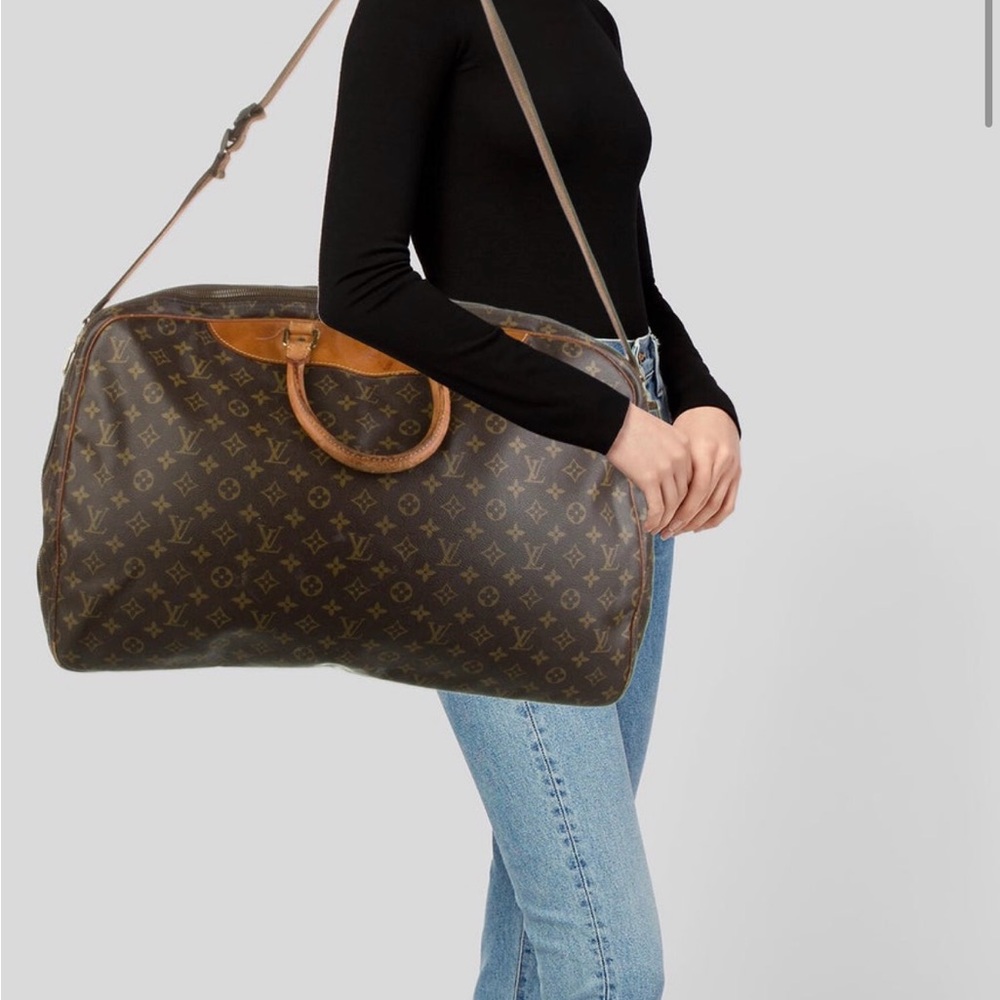 VINTAGE 1995 Louis Vuitton Momogram Alize 2 Pouches w/Strap - Picture 2 of 9